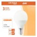 LED Bulb 6W E14 G45 220º - OSRAM CHIP DURIS E 2835