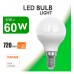 LED Bulb 6W E14 G45 220º - OSRAM CHIP DURIS E 2835