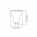 Spot LED SMD 6W 110° GU10 - OSRAM CHIP DURIS E 2835