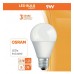 LED Bulb 9W E27 A60 180° - OSRAM CHIP DURIS E 2835