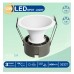 Downlight LED 6W - 9W - 12W - LUMIS - Bridgelux Chip - UGR11 - 3CCT - CRI +92 - Interchangeable Front