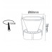 Downlight LED 6W - 9W - 12W - LUMIS - Bridgelux Chip - UGR11 - 3CCT - CRI +92 - Interchangeable Front