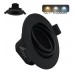 7W Black Round LED Downlight - Adjustable - UGR19 - CCT Selectable Color