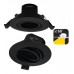 7W Black Round LED Downlight - Adjustable - UGR19 - CCT Selectable Color