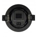 7W Black Round LED Downlight - Adjustable - UGR19 - CCT Selectable Color