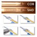 Transparent connector for COB + SMD LED strips - 10mm - IP20