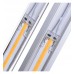 Transparent connector for COB + SMD LED strips - 10mm - IP20