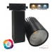 LED Tracklight 40W GRAZ Black BRIDGELUX Chip single-phase rails - CRI +98 - CCT