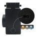 LED Tracklight 40W GRAZ Black BRIDGELUX Chip single-phase rails - CRI +98 - CCT