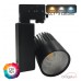 3-PHASE LED Tracklight 40W GRAZ Black BRIDGELUX Chip - CRI +92 - 3CCT
