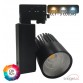 3-PHASE LED Tracklight 40W GRAZ Black BRIDGELUX Chip - CRI +92 - 3CCT