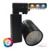 3-PHASE LED Tracklight 40W GRAZ Black BRIDGELUX Chip - CRI +92 - 3CCT