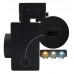 3-PHASE LED Tracklight 40W GRAZ Black BRIDGELUX Chip - CRI +92 - 3CCT