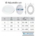 Downlight + LED Ceiling Light - Circular - MOSS White LUMILEDS - 6W ADJUSTABLE - Selectable CCT Color