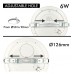 Downlight + LED Ceiling Light - Circular - MOSS White LUMILEDS - 6W ADJUSTABLE - Selectable CCT Color