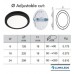 Downlight + LED Ceiling Light - Circular - BLACK MOSS LUMILEDS - 18W ADJUSTABLE - Selectable CCT Color
