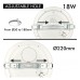 Downlight + LED Ceiling Light - Circular - BLACK MOSS LUMILEDS - 18W ADJUSTABLE - Selectable CCT Color