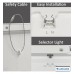 Downlight + LED Ceiling Light - Square - BLACK MOSS LUMILEDS - 24W ADJUSTABLE - Selectable CCT Color Downlight + LED Ceiling Light - Square - BLACK MOSS LUMILEDS - 24W ADJUSTABLE - Selectable CCT Color
