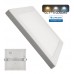 Downlight + LED Ceiling Light - Square - MOSS WHITE LUMILEDS - 18W ADJUSTABLE - Selectable CCT Color Downlight + LED Ceiling Light - Square - MOSS WHITE LUMILEDS - 18W ADJUSTABLE - Selectable CCT Color