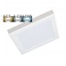 Downlight + LED Ceiling Light - Square - MOSS WHITE LUMILEDS - 18W ADJUSTABLE - Selectable CCT Color Downlight + LED Ceiling Light - Square - MOSS WHITE LUMILEDS - 18W ADJUSTABLE - Selectable CCT Color