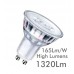 LED GU10 8W HIGH LUMINOSITY - Glass - 24º - SMD1A1A