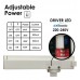 LED TrackLight - single-phase rails - 40W-34W - ROME - GxTronic Driver - Adjustable Optics 24º-60º -UGR13- CCT