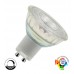 LED GU10 8W HIGH LUMINOSITY - Glass - 24º - SMD1A1A - DIMMABLE TRIAC