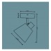 LED Wall light - SKI - For E14 LED