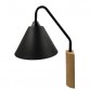 Black LED Wall Light - LERUM - For E27 LED