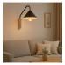 Black LED Wall Light - LERUM - For E27 LED
