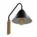 Black LED Wall Light - LERUM - For E27 LED