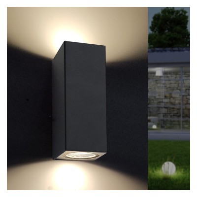 LED Wall Light Outdoor IP65 - GU10 x2