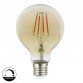 6W LED Bulbs Filament Vintage E27 G80 Gold - Dimmable