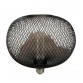 LED Bulb - Modern Metal - 4W E27 - Black - BIG Ø220mm