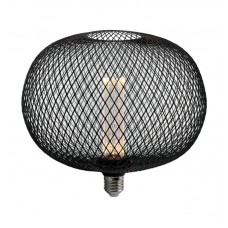 LED Bulb - Modern Metal - 4W E27 - Black - BIG Ø220mm