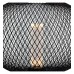 LED Bulb - Modern Metal - 4W E27 - Black - BIG Ø220mm