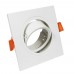 Housing Square Adjustable WHITE for GU10 LED