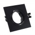 Housing Square Adjustable BLACK for GU10 LED