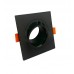Housing Square Adjustable BLACK for GU10 LED