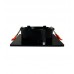 Housing Square Adjustable BLACK for GU10 LED