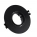 Circular Ring - Black - Adjustable for GU10 LED