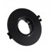 Circular Ring - Black - Adjustable for GU10 LED