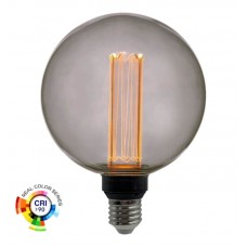 LED Bulb - Modern Smoked Glass - 4W - E27 - G125