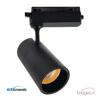 copy of Track Light 30W PARIS Black Single-Circuit | Bridgelux Chip | UGR11 | 24º