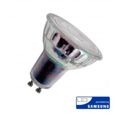 Dichroic LED GU10 6W | SMD2835 SAMSUNG 145Lm/W |GLASS 38º