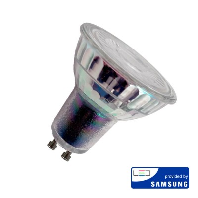 Dichroic LED GU10 6W | SMD2835 SAMSUNG 145Lm/W |GLASS 38º