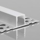 Architectural Aluminum Recessed Profile in Gypsum / Drywall | For LED Strips | 2 Meters