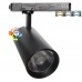 LED Spotlight 40W - 34W NEW MAYA Black Single-Phase Rail - CCT - CRI+92 - UGR13 - 120Lm/W