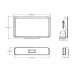 Detachable Solar LED Sconce - 1000 Lumens - PIR Motion Sensor - 4000K