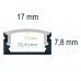 2 meter Surface Aluminium Profile | for LED Strips | 17 mm x 7.8 mm
